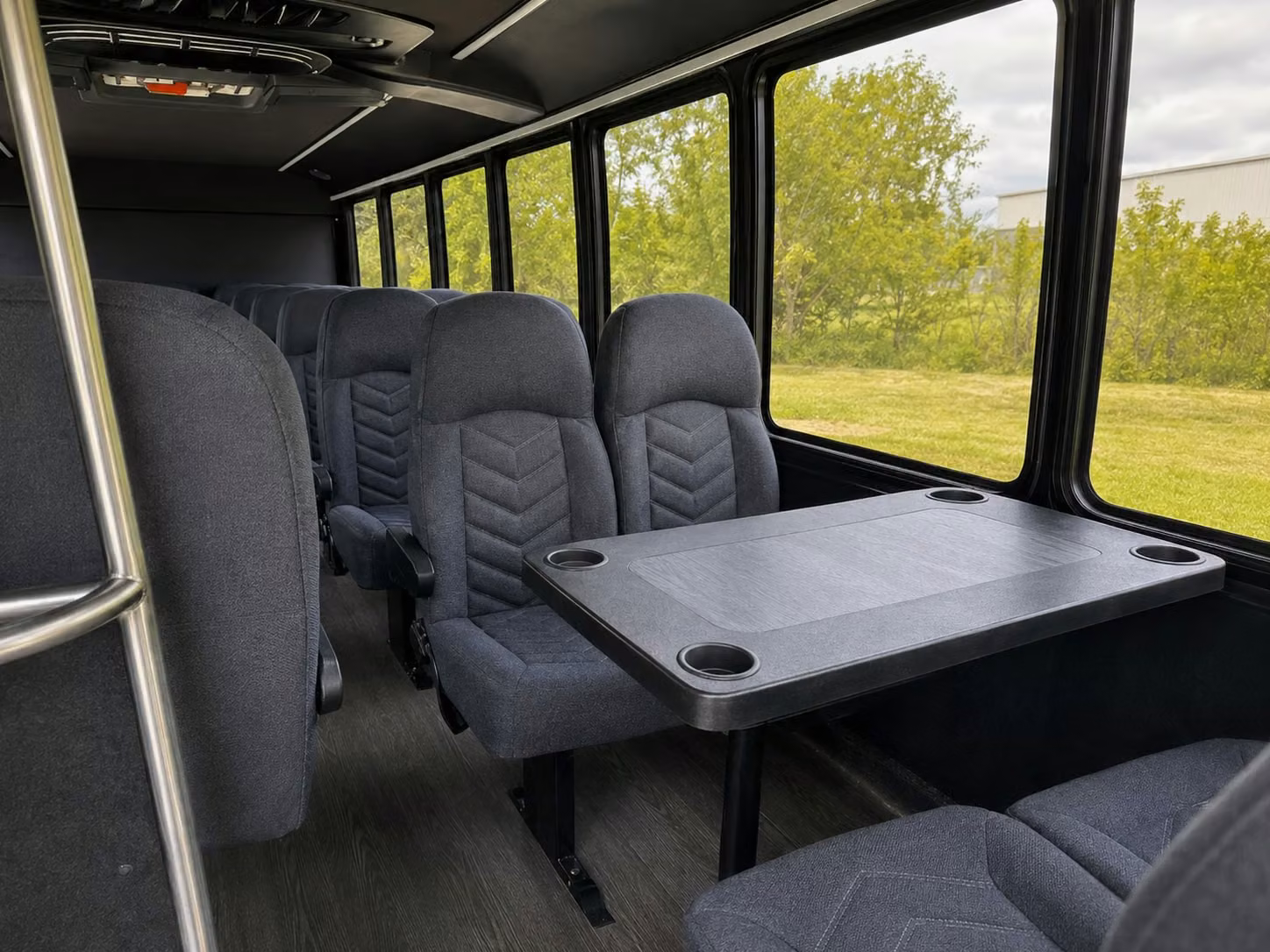 15 passenger minibus interior