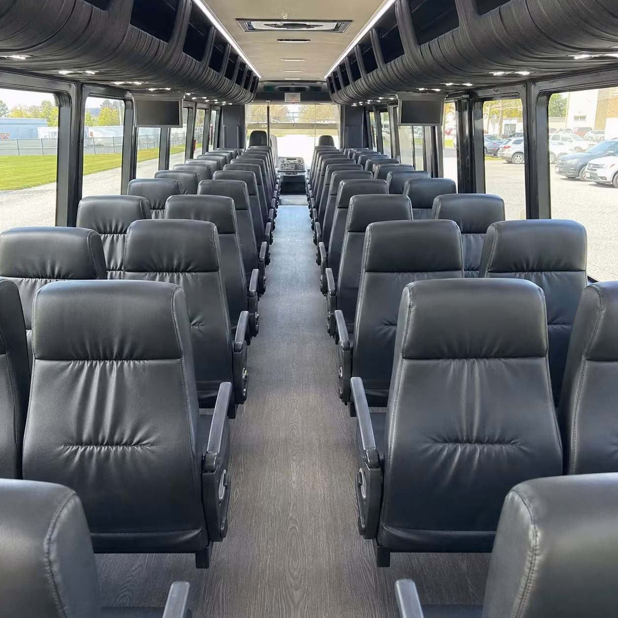 28 passenger minibus interior