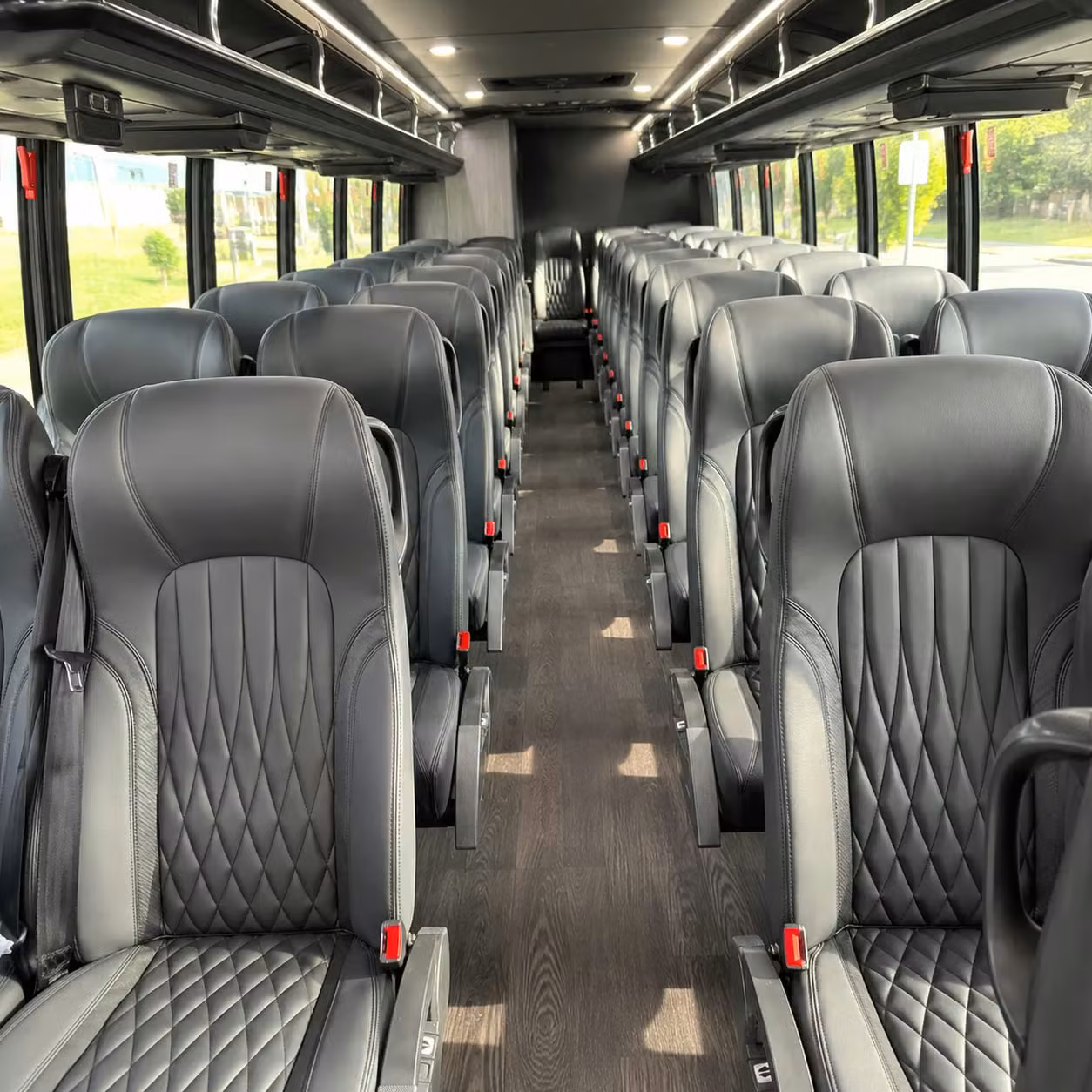 30 passenger minibus interior