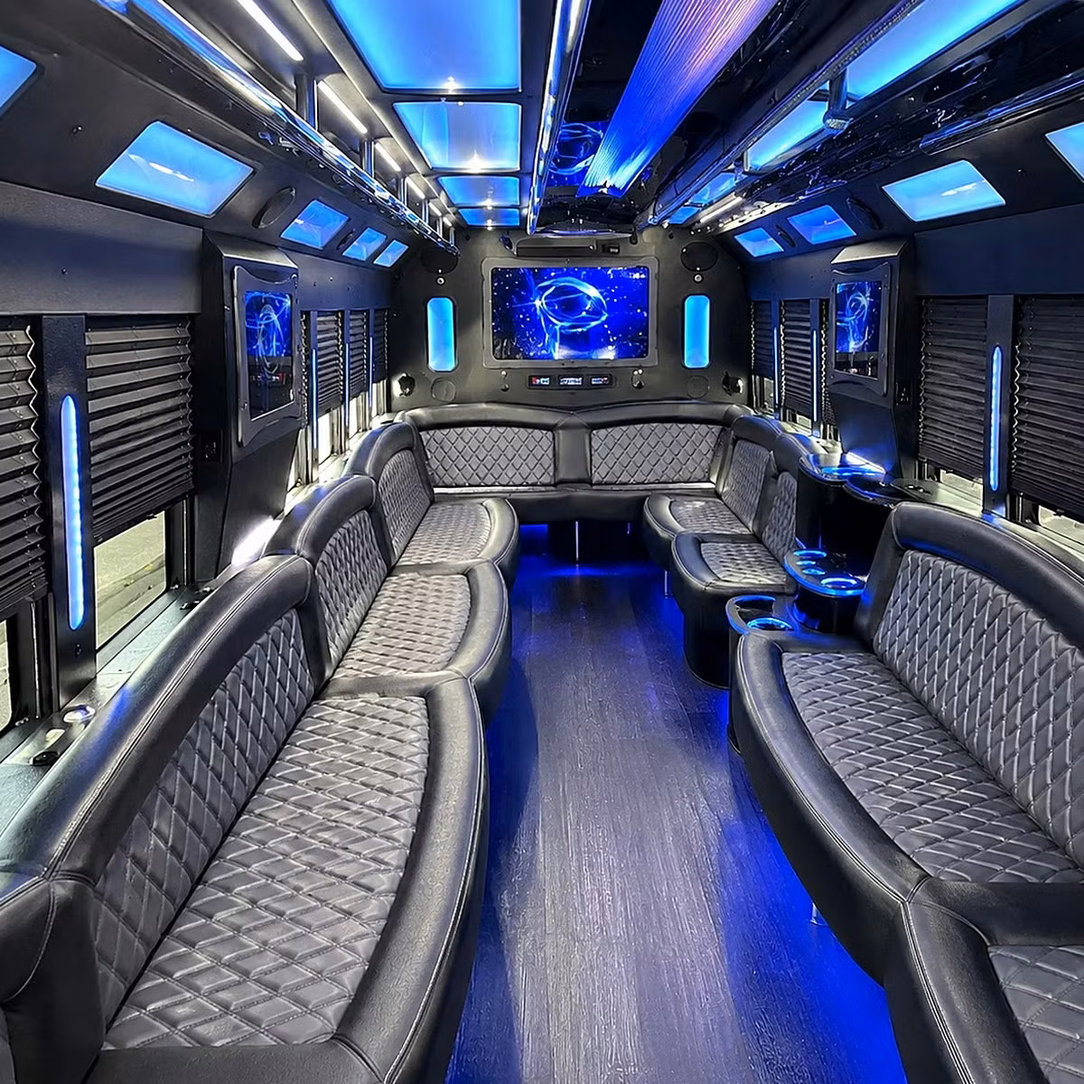 party bus interior