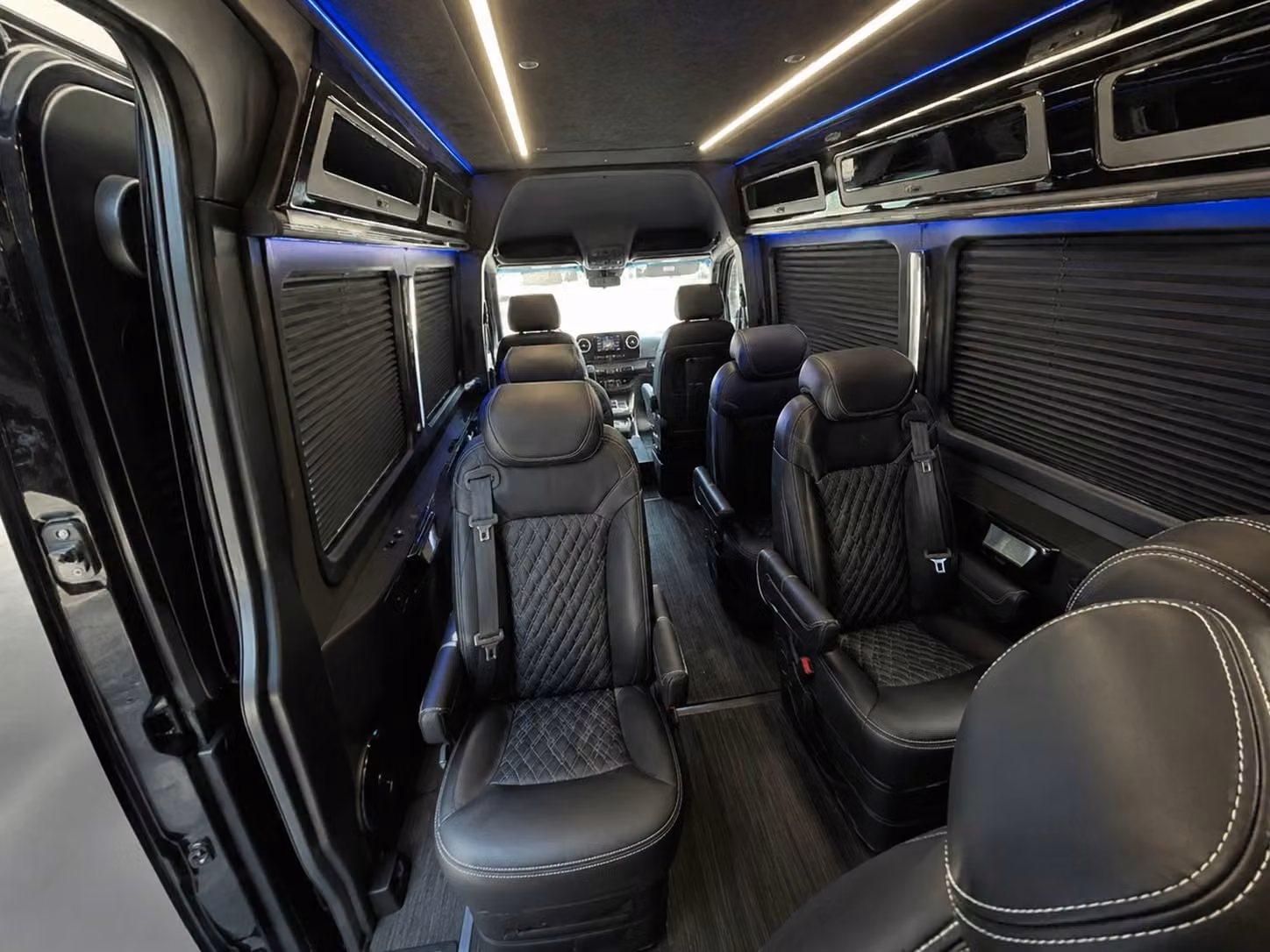 sprinter van with driver interior